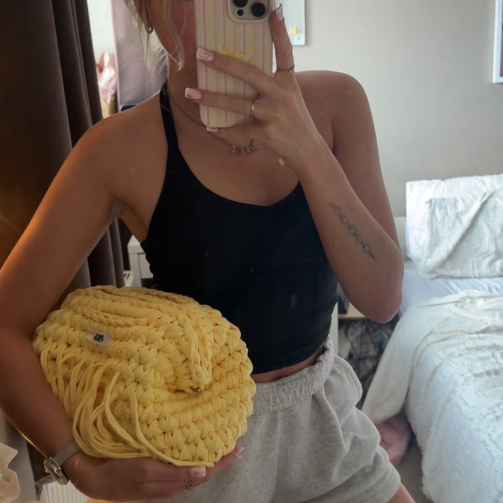 Lemon Clutch Bag