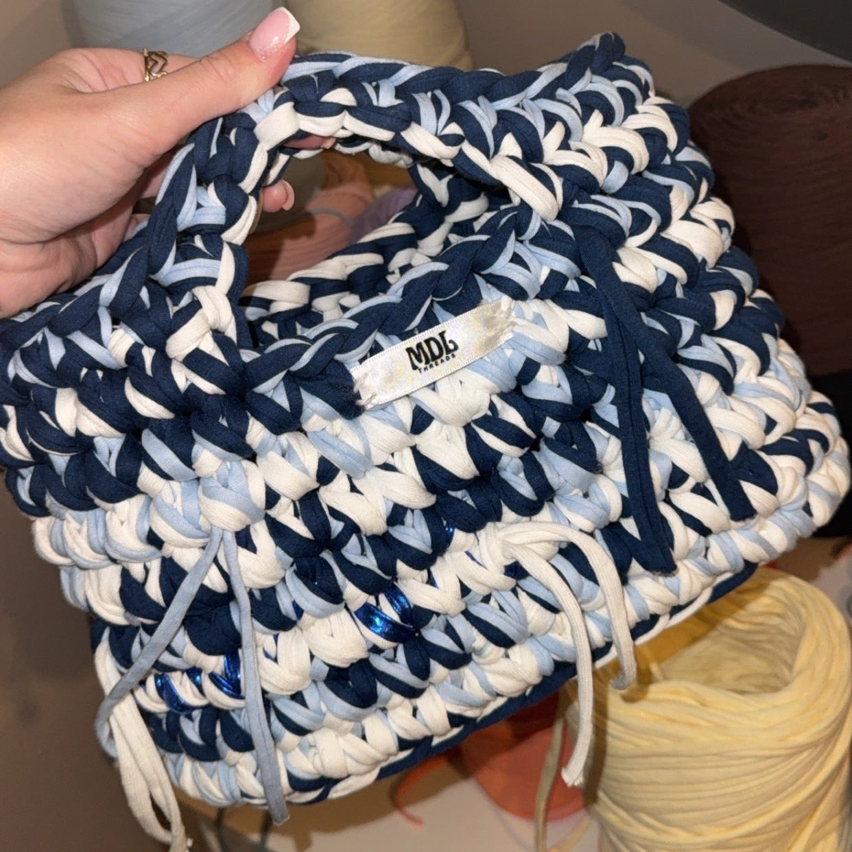 Ocean Waves Mini Bag