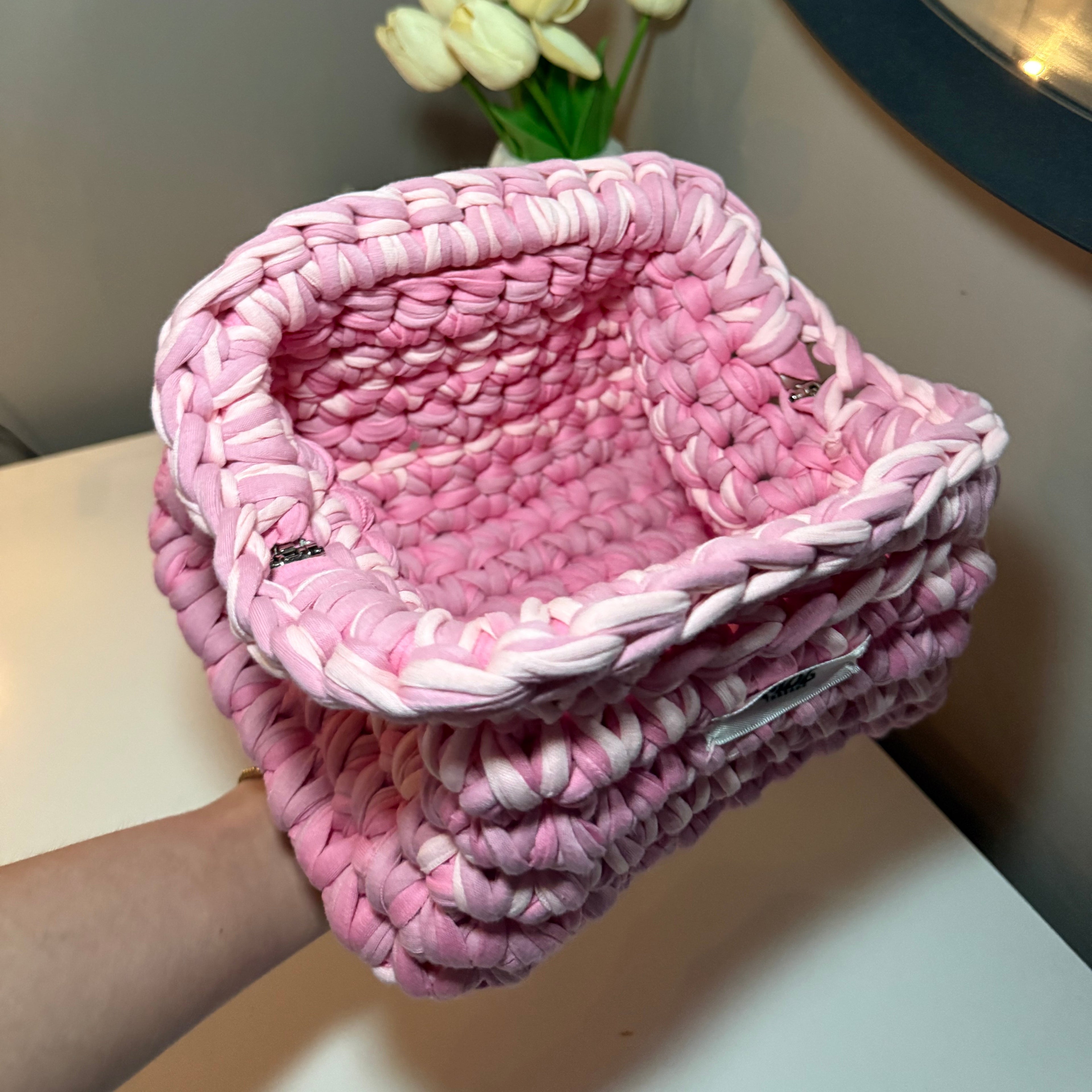 3 Pink Clutch Bag