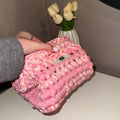 3 Pink Clutch Bag