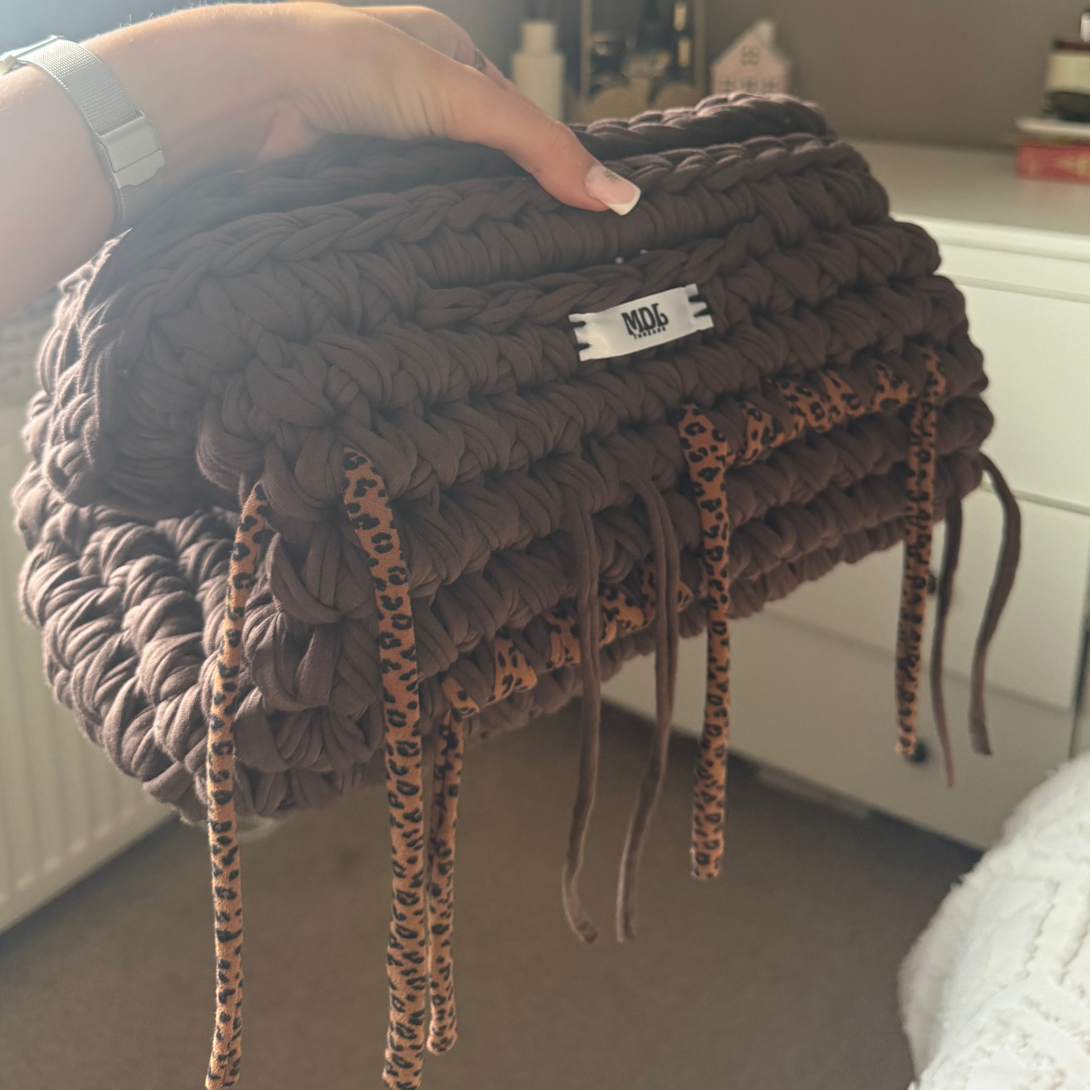 Chocolate XL Clutch Bag