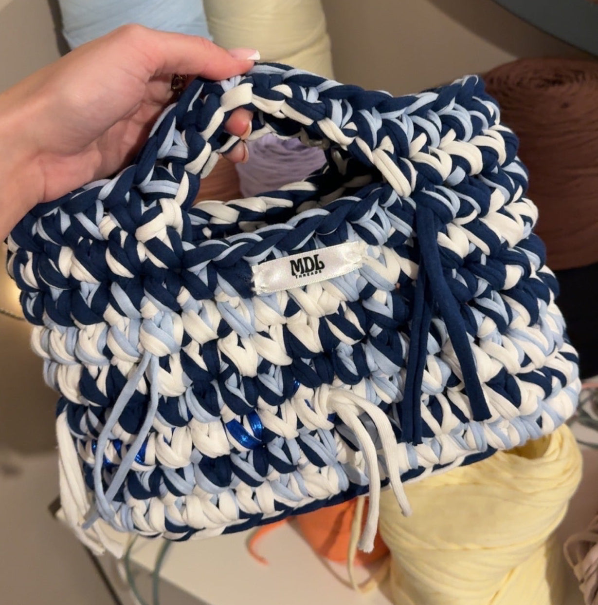 Ocean Waves Mini Bag