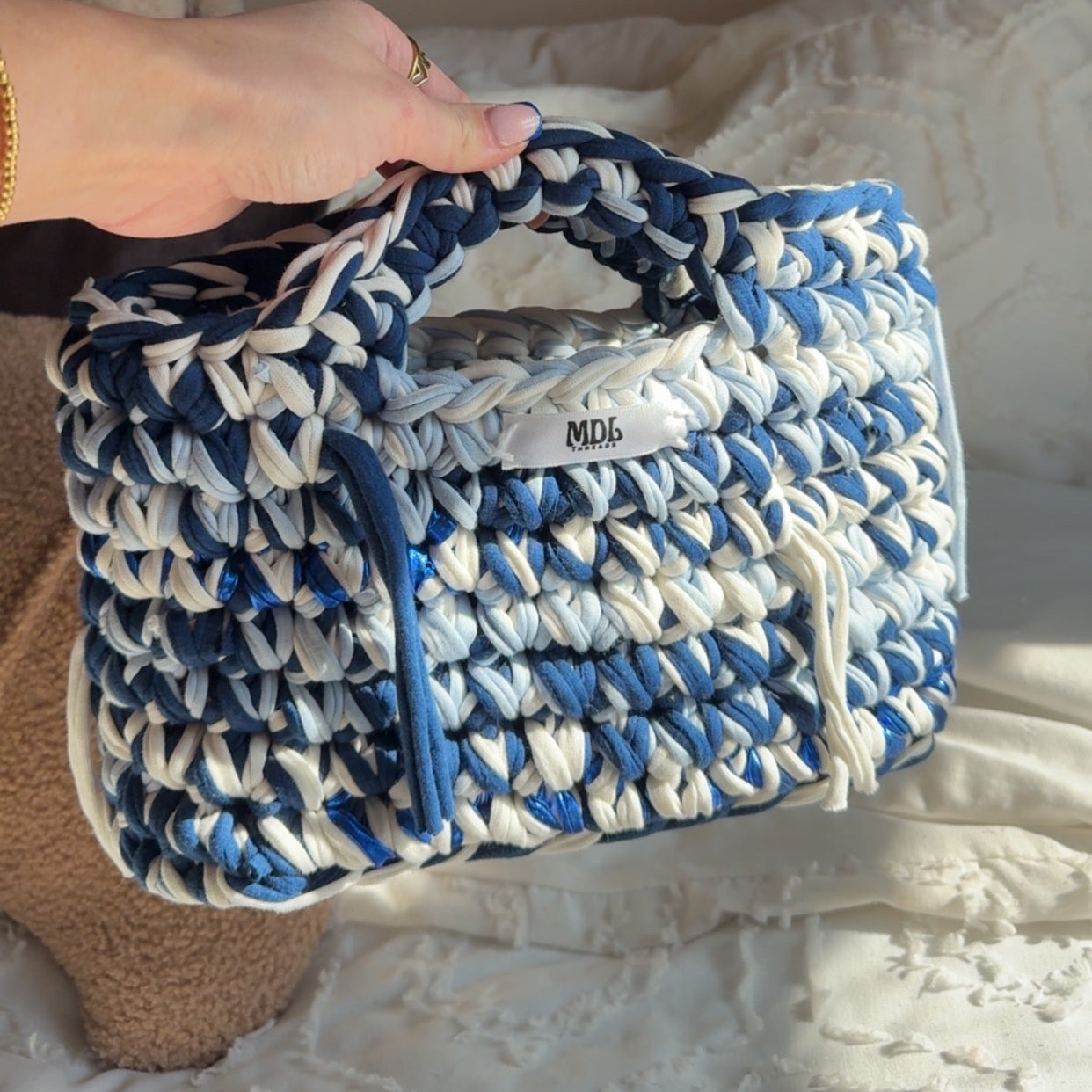 Ocean Waves Mini Bag